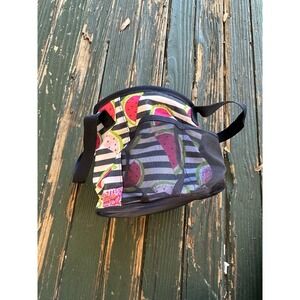 Thirty‎ One Mesh Bottom Beach Cinch Bag W/ Watermelon